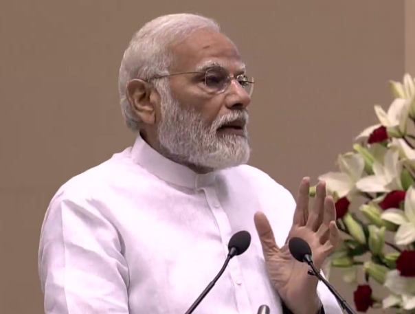 Prime Minister Narendra Modi addressing the first All India District Legal Services Authorities Meet