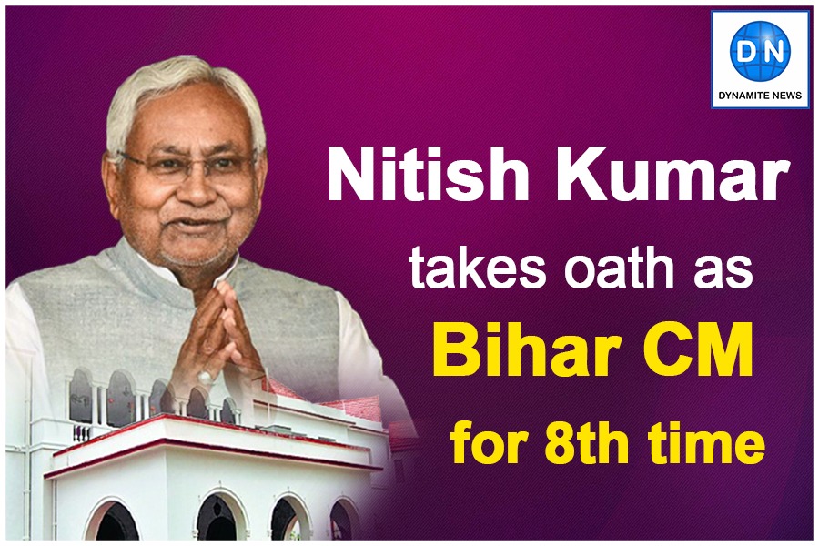 Nitish Kumar takes oath as Bihar Chief Minister