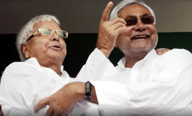 Nitish Kumar and Lalu Prasad Yadav (File Photo)