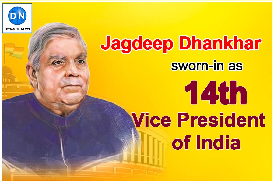 Jagdeep Dhankhar takes oath as 14th Vice President of India