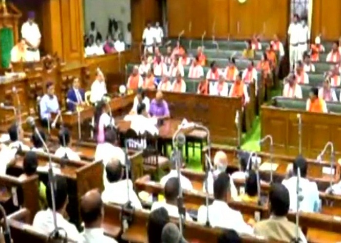 Nitish Kumar led government wins the floor test