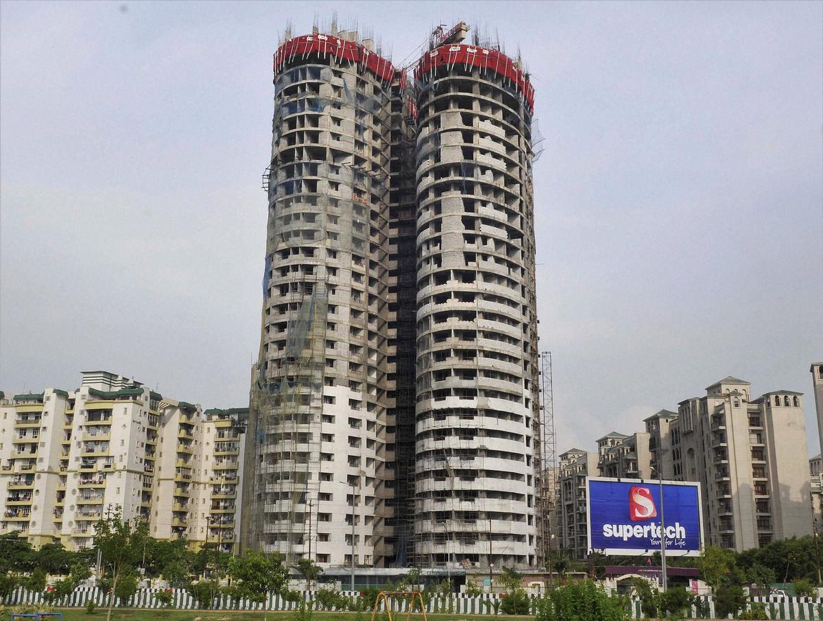 Supertech's illegal twin towers to demolish