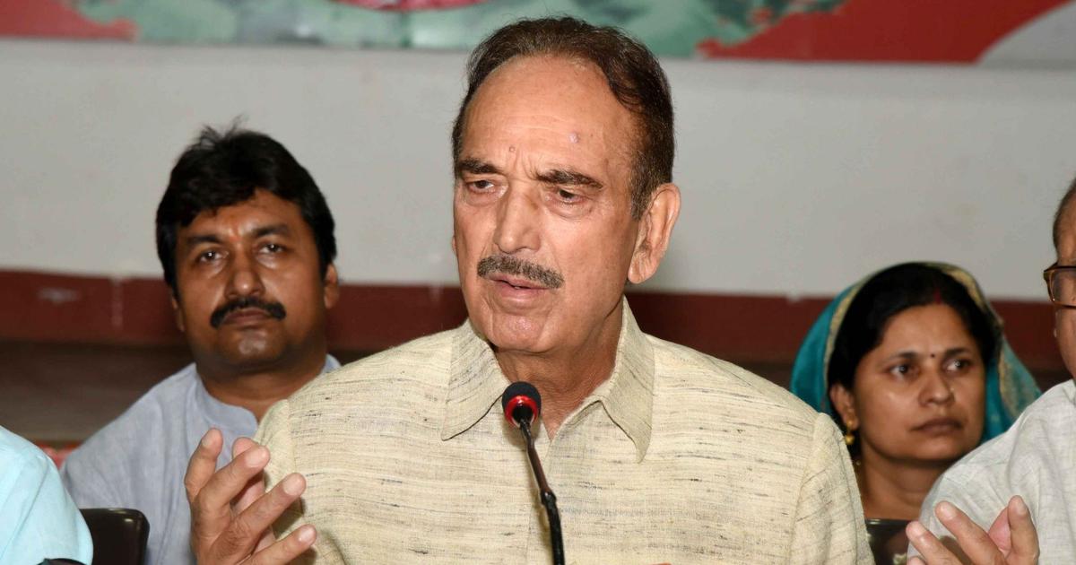 Veteran leader Ghulam Nabi Azad (File Photo)