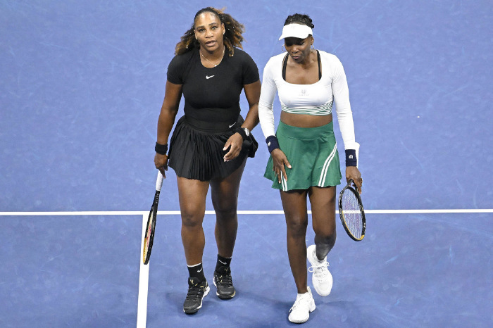 Serena and Venus Williams at US Open 2022