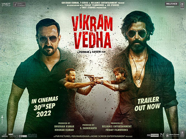'Vikram Vedha' trailer out