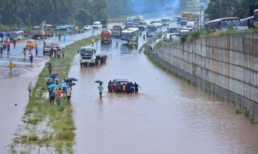 Heavy rain has caused fury in Karnataka