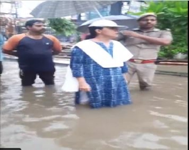 Visuals from Lucknow after heavy rains