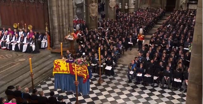 Queen Elizabeth II’s state funeral at Westminster Abbey in London