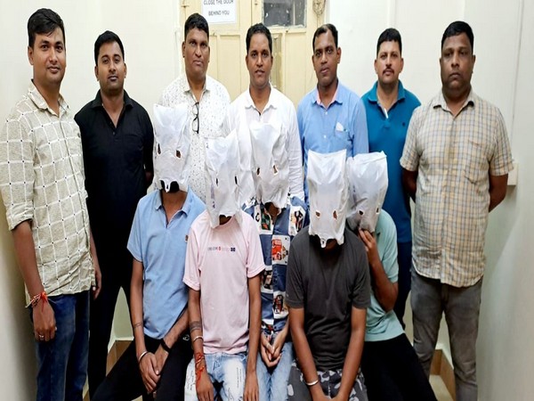 Crime Branch of Goa Police with those apprehended for online gambling(