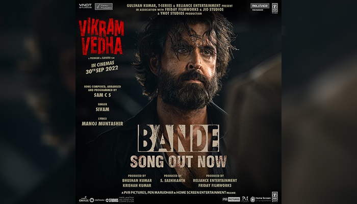 Vikram Vedha's action packed theme song 'Bande' out