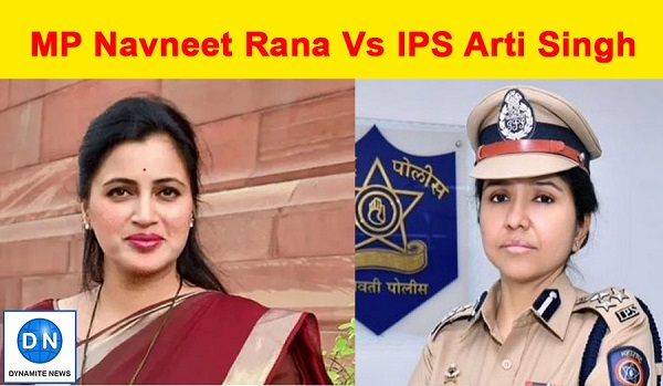 MP Navneet Rana and Police Commissioner Dr. Arti Singh
