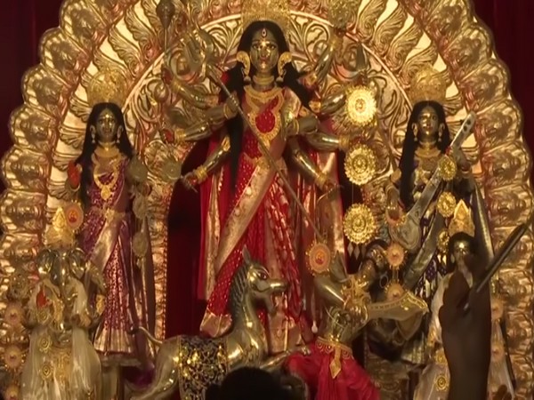 11-foot Goddess Durga's idol