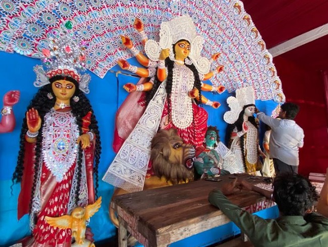 Durga Puja celebrations at CR Park