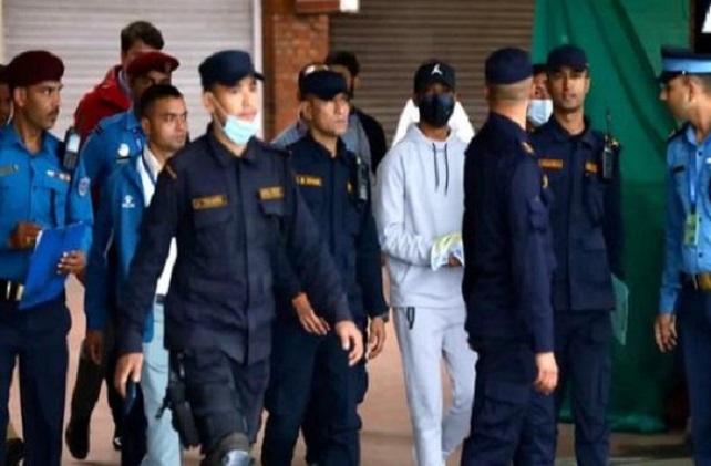 Nepal's former cricket captain Sandeep Lamichhane landed in Kathmandu on Thursday morning to face rape charges