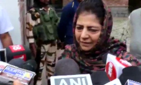 PDP President Mehbooba Mufti