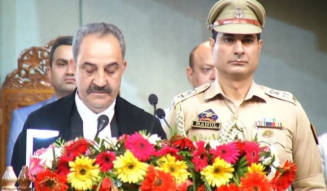 Justice Ali Mohammad Magrey Takes Oath As Chief Justice Of J&K And Ladakh HC