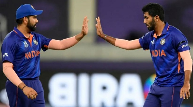 Rohit Sharma and Jasprit Bumrah (File Photo)