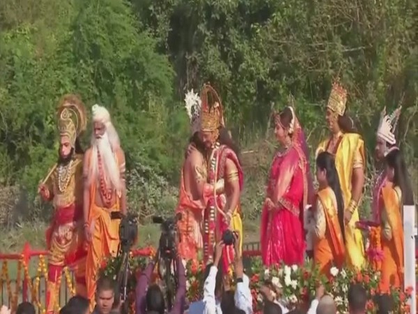 Tableaux show in Ayodhya