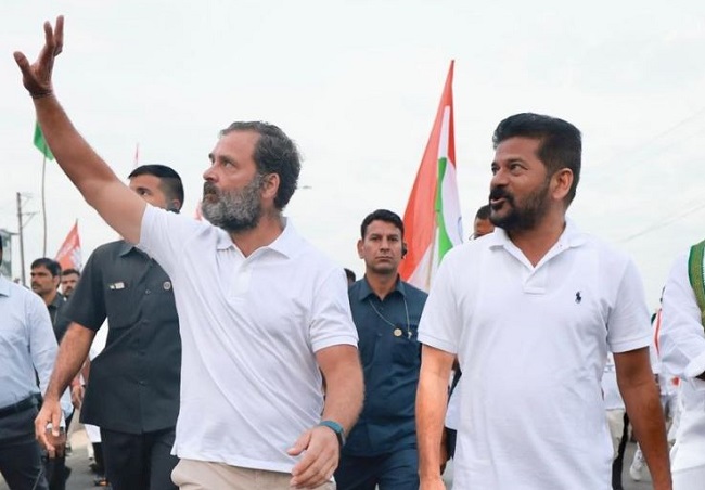 Rahul Gandhi resumes Padyatra in Telangana