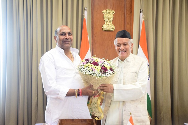 Fateh Bahadur Singh Calls On Maharashtra Governor Bhagat Singh Koshyari