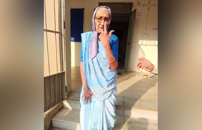 100-year-old Kamuben Lalabhai Patel