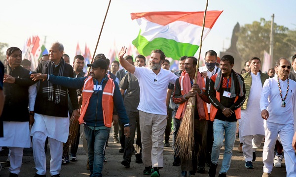 Rajasthan CM Ashok Gehlot and others join Rahul Gandhi in the Yatra