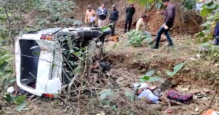 Visuals from the site of the accident