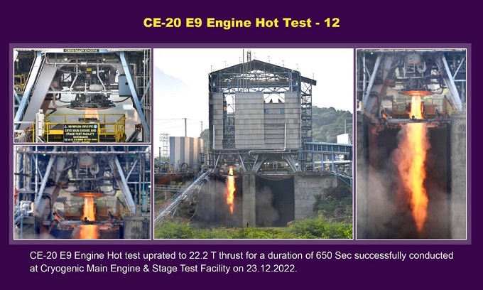 ISRO'S Long Duration CE-20 Engine Hot Test Successful