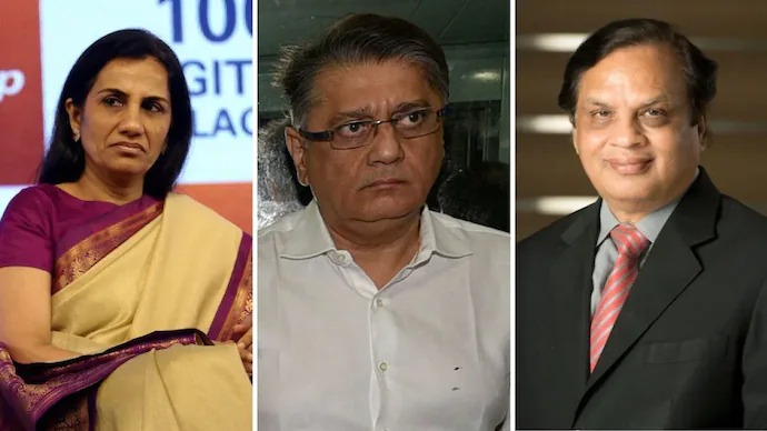 Chanda Kochhar, Deepak Kochhar and Venugopal Dhoot (File)
