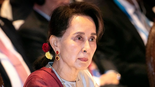 Myanmar Leader Aung San Suu Kyi