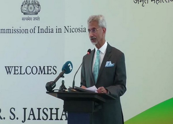 External Affairs Minister (EAM) S Jaishankar addressing a Business Event in Cyprus.