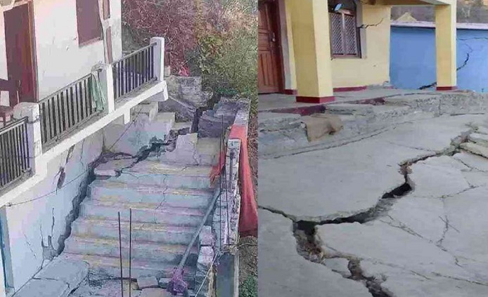 Cracks have developed in many houses and roads in Joshimath