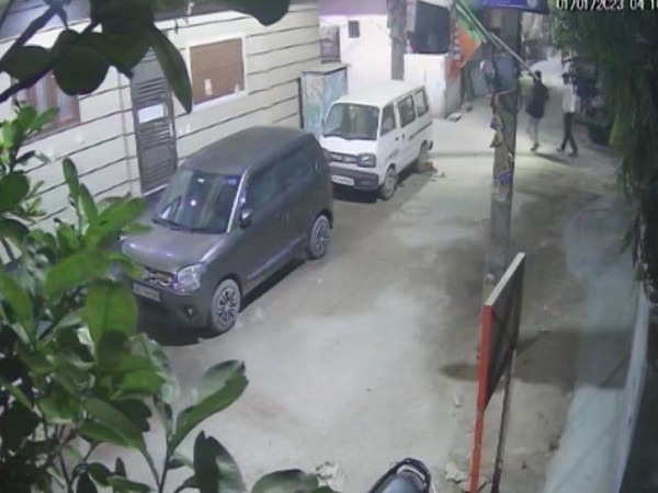 Visual from CCTV footage