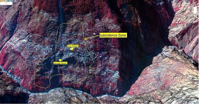 Subsidence up to 9 cm in Joshimath in last 7 months: ISRO (satellite image)