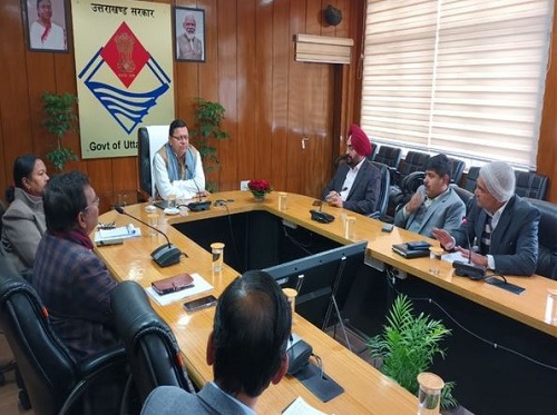 Uttarakhand CM Pushkar Singh Dhami held a review meeting on Joshimath relief work