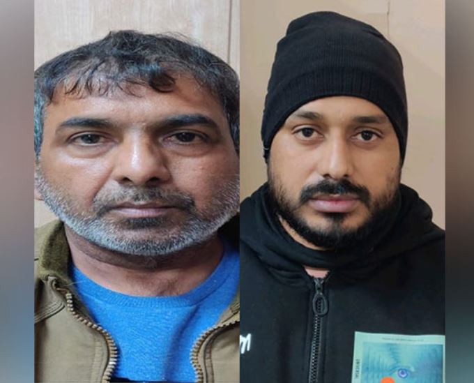 Arrested terrorists in Delhi
