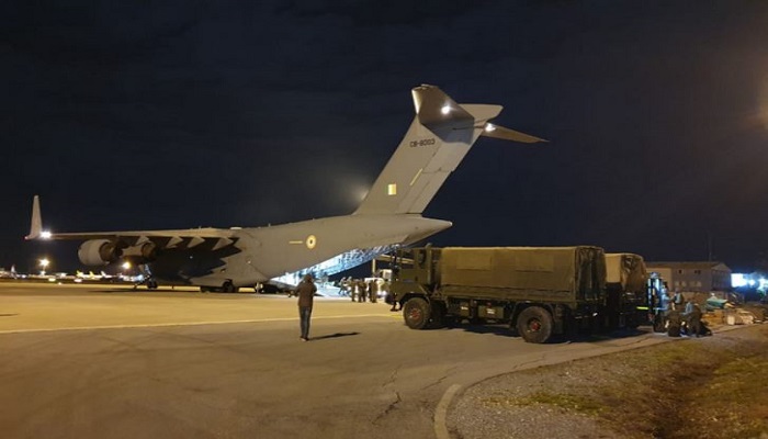 India sends humanitarian aid to Turkey, Syria