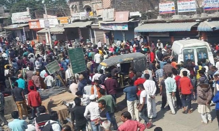 Commotion in the area after JDU leader's murder