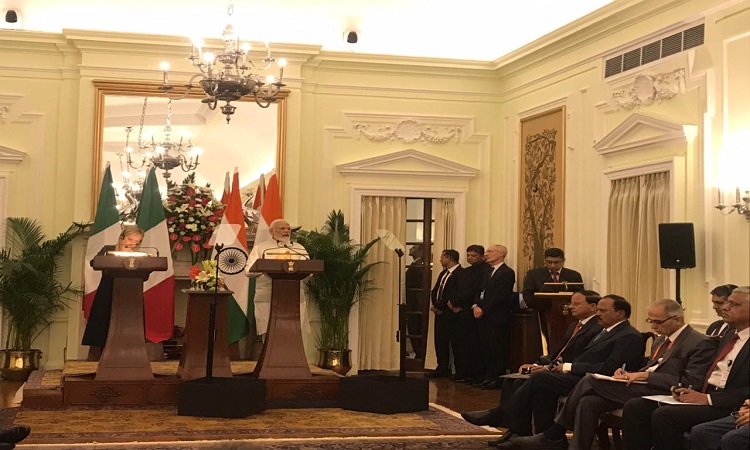 PM Modi speaks after bilateral talks with his Italy counterpart Meloni