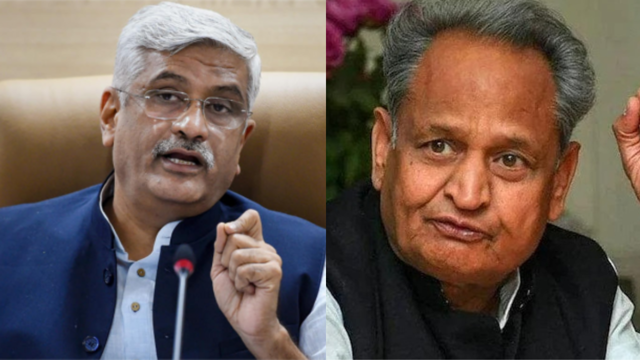 Gajendra Singh Sekhawat  and Ashok Gehlot