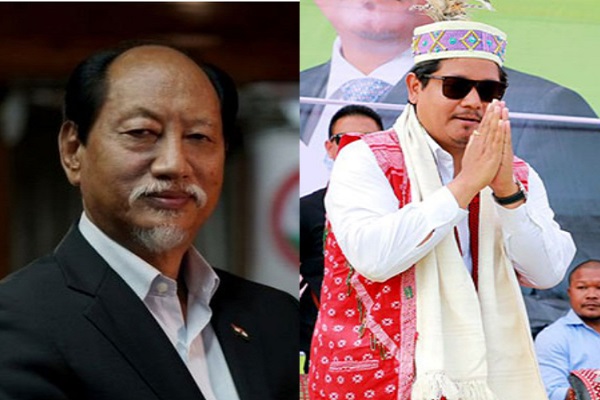 Nagaland Chief Minister Neiphiu Rio and NPP chief Conrad Sangma