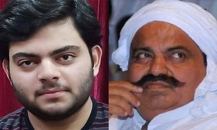 Gangster Atiq Ahmed (Right) and his son Asad