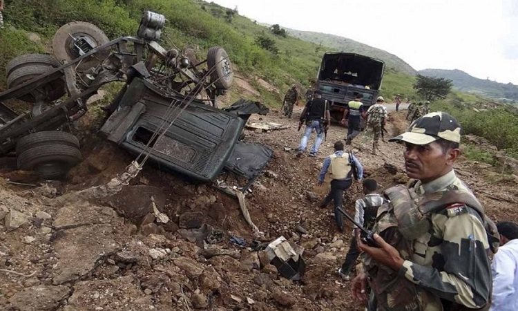 11 DRG personnel dead in naxal attack in Dantewada