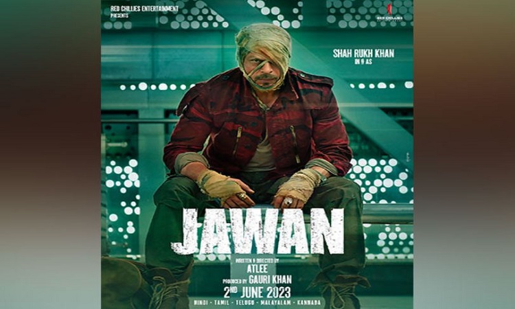Shah Rukh Khan starrer 'Jawan' movie poster