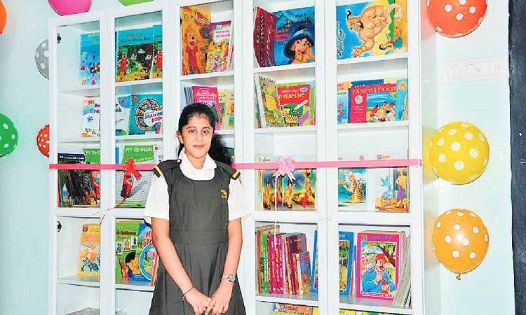 Akarshana Sathish has set up three libraries in Hyderabad