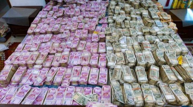 The cash recovered from the premises of Rajinder Kumar Gupta