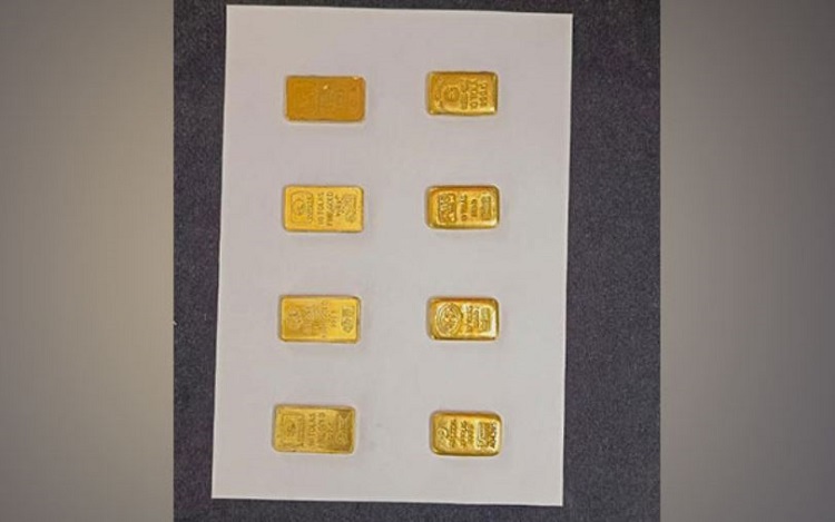 BSF seized 8 gold biscuits worth over 57 lakhs on Indo-Bangladesh