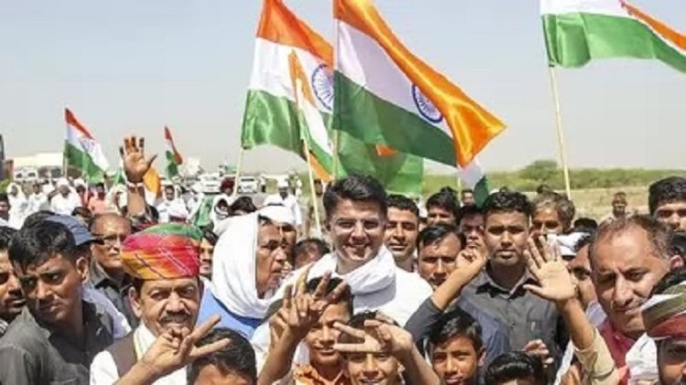 Sachin Pilot's foot march resumes