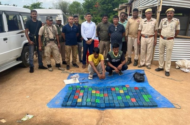 Karbi Anglong police seize 1.7 kg heroin at Bokolia bypass and arrested two people