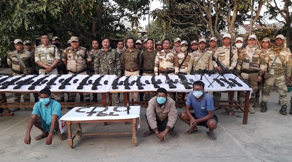 Manipur Police said the weapons belonged to the UNLF